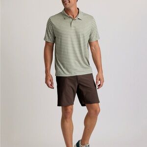 Free Fly Apparel Men's Chocolate Brown Athletic Shorts